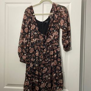 NWT Madewell Amalia Tiered Mini Dress